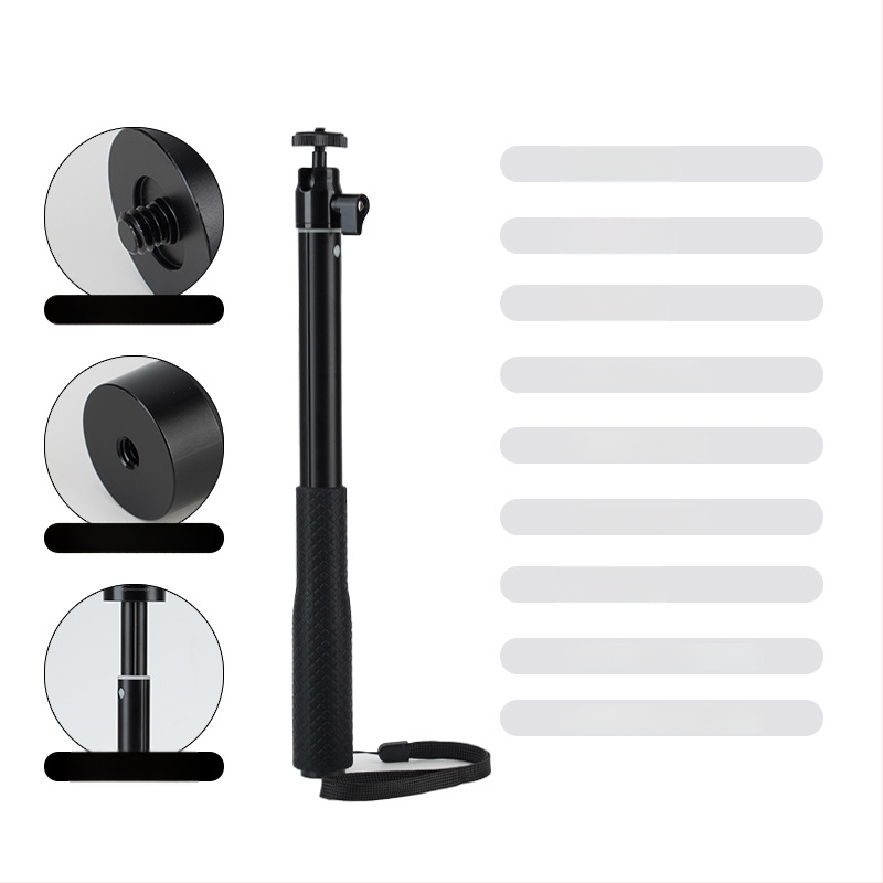 Selfie tyč so stabilizátorom gimbal – teleskopický predĺžovací rameno pre mobilný telefón a akčnú kameru (Bez diaľkového ovládača)