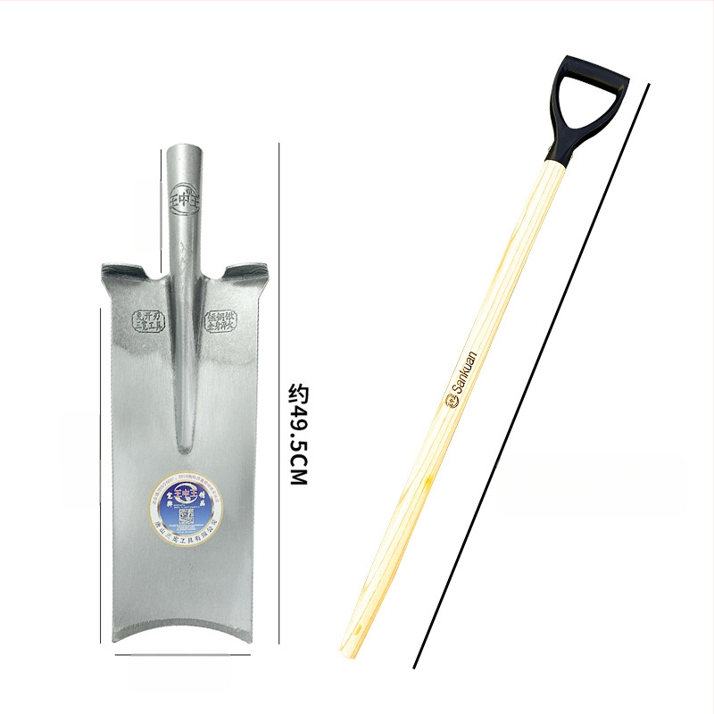 King of Kings kolmest osast koosnev puude kaevamise labidakomplekt, kood Wzw2.4, karastatud teras