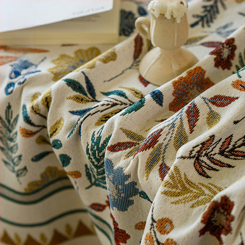 Laudlina pastoralse tikandiga, polüester, ristkülikukujuline, mitte libisev ja kulumiskindel