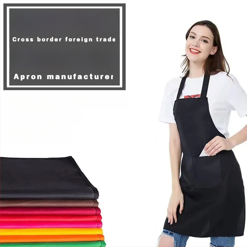 Zástera bez rukávov z polyesteru – ochrana proti zašpineniu, moderný minimalistický štýl, jednobarevný vzor