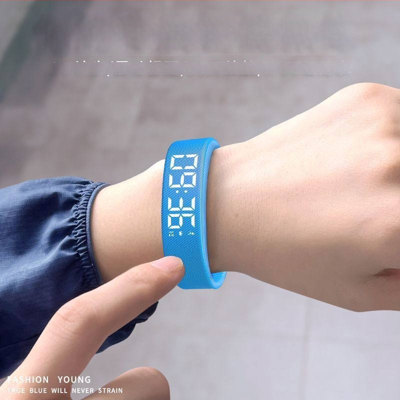 Detské smart hodinky s krokomerom, vibračný budík, dotykový displej, silikónový remienok, 7–14 dní výdrže batérie, vodeodolné