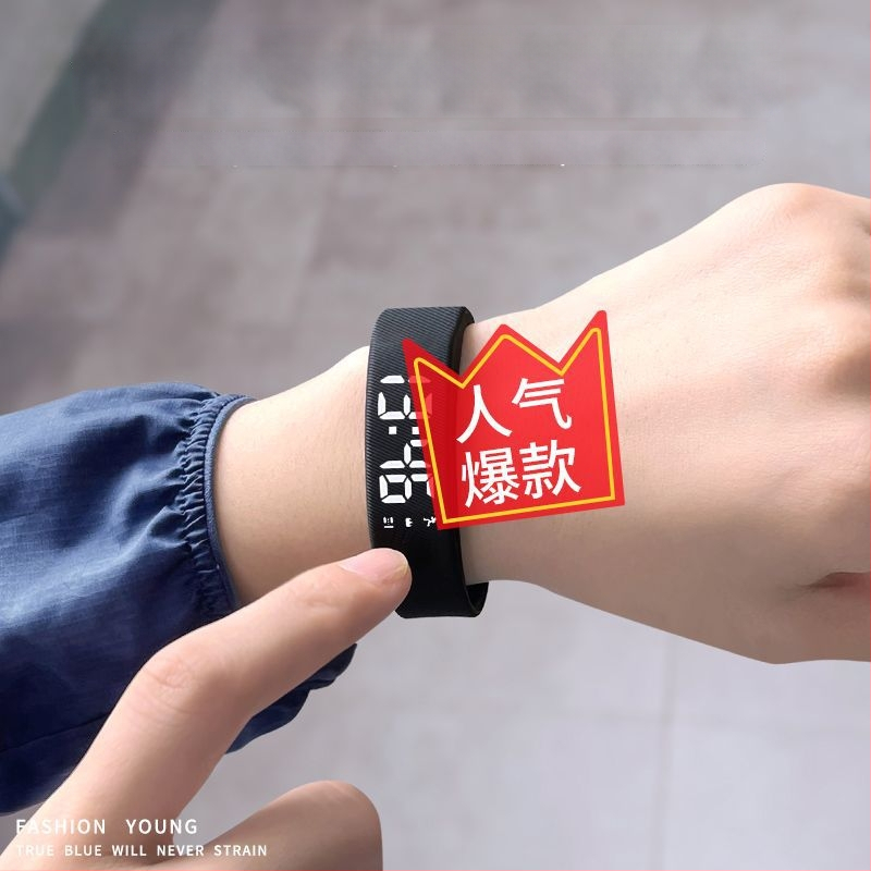 Detské smart hodinky s krokomerom, vibračný budík, dotykový displej, silikónový remienok, 7–14 dní výdrže batérie, vodeodolné