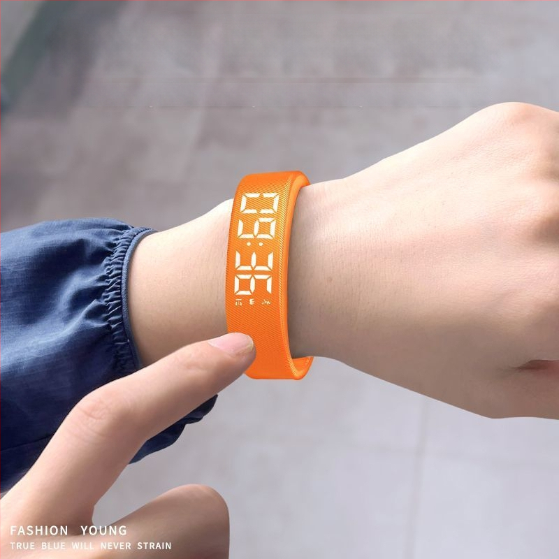 Detské smart hodinky s krokomerom, vibračný budík, dotykový displej, silikónový remienok, 7–14 dní výdrže batérie, vodeodolné