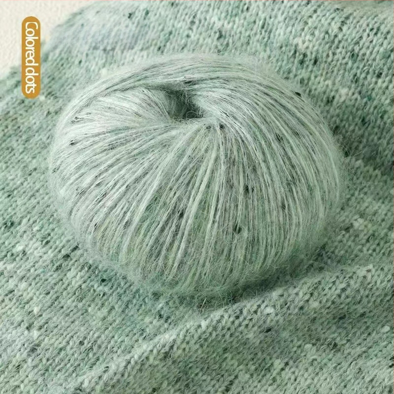 Mohair priadza, skein priadza, semi-worsted technológia, na ručné pletenie, položka 225