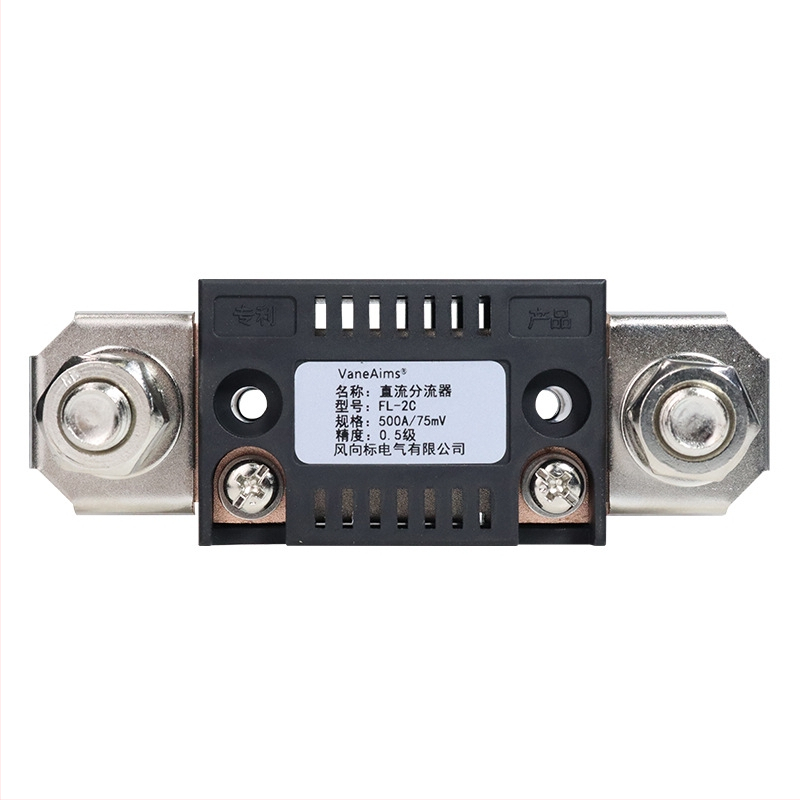 DC ampermeter s FL2C optickým šuntom, 75 mV senzor, rozsah až do 600 A