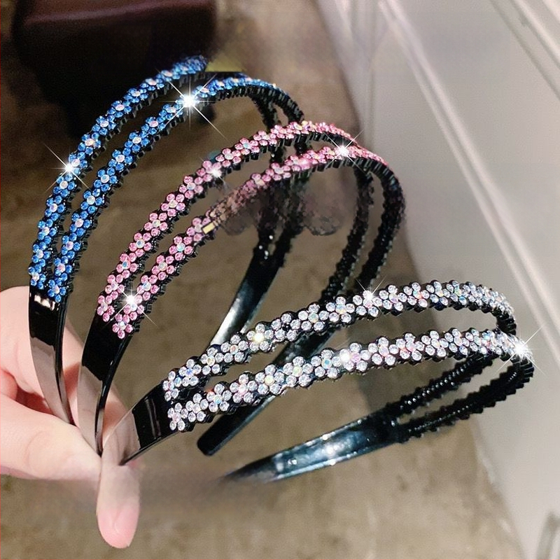 Štrasová čelenka, doplnok na hlavu, štýl Japonska a Južnej Kórey, svieži a sladký štýl, jar 2025