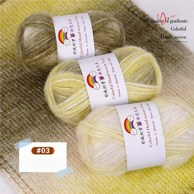 Domáca vlna Mohair vlákno, 7S, 1-plet