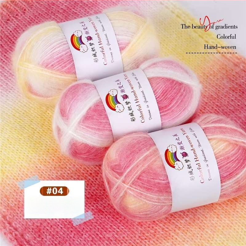 Domáca vlna Mohair vlákno, 7S, 1-plet