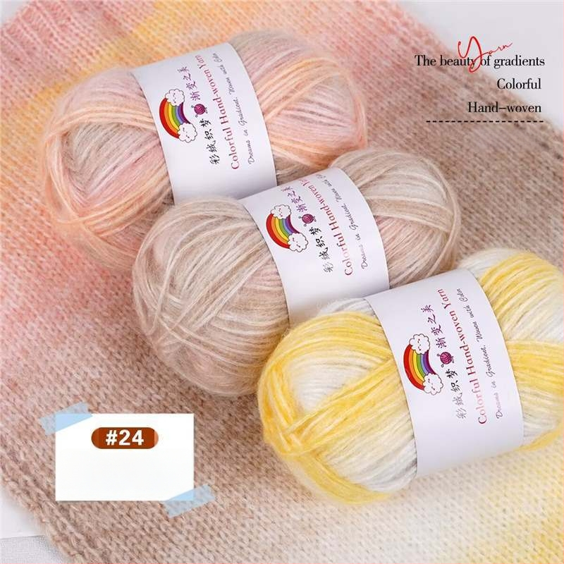 Domáca vlna Mohair vlákno, 7S, 1-plet