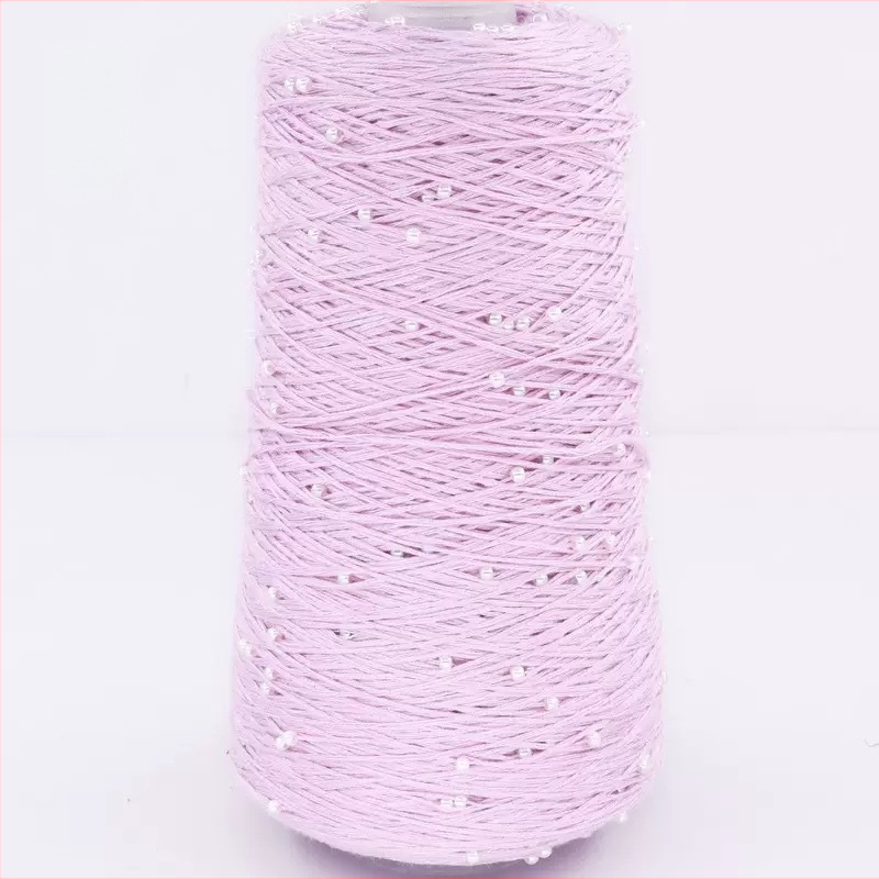 Priadza z bavlny a viskózy na pletenie — kuželová priadza, ring spinning, RS002 (Značka Ruishi; Alias Pearl Mercerized Cotton Thread)