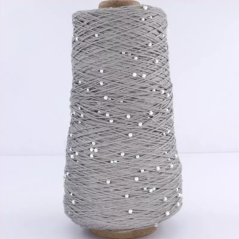 Priadza z bavlny a viskózy na pletenie — kuželová priadza, ring spinning, RS002 (Značka Ruishi; Alias Pearl Mercerized Cotton Thread)