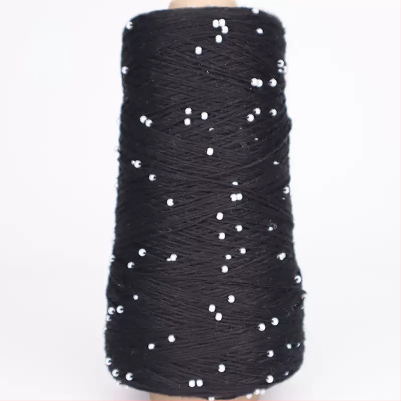 Priadza z bavlny a viskózy na pletenie — kuželová priadza, ring spinning, RS002 (Značka Ruishi; Alias Pearl Mercerized Cotton Thread)