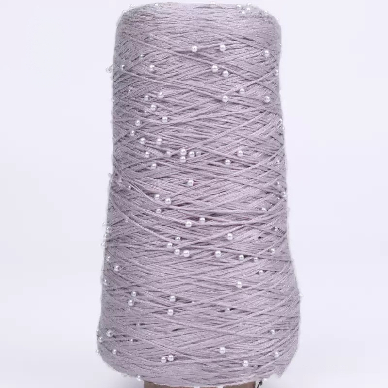 Priadza z bavlny a viskózy na pletenie — kuželová priadza, ring spinning, RS002 (Značka Ruishi; Alias Pearl Mercerized Cotton Thread)