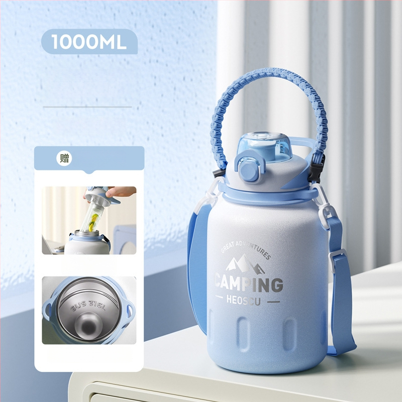 Izolovaný pohár Xiangquan — vnútro z 316 nerezovej ocele, vonkajší plášť z 201 nerezovej ocele, prenosný dizajn, izolácia 0–6 hodín