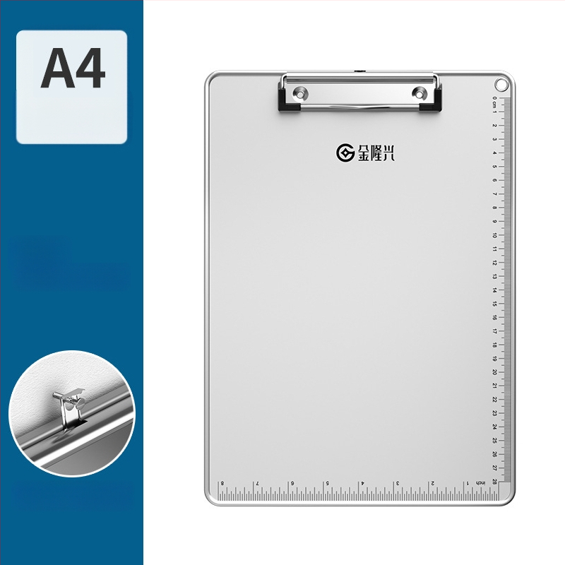 Klipbord s jedným klipom, model 7051C1085-15, materiál akryl