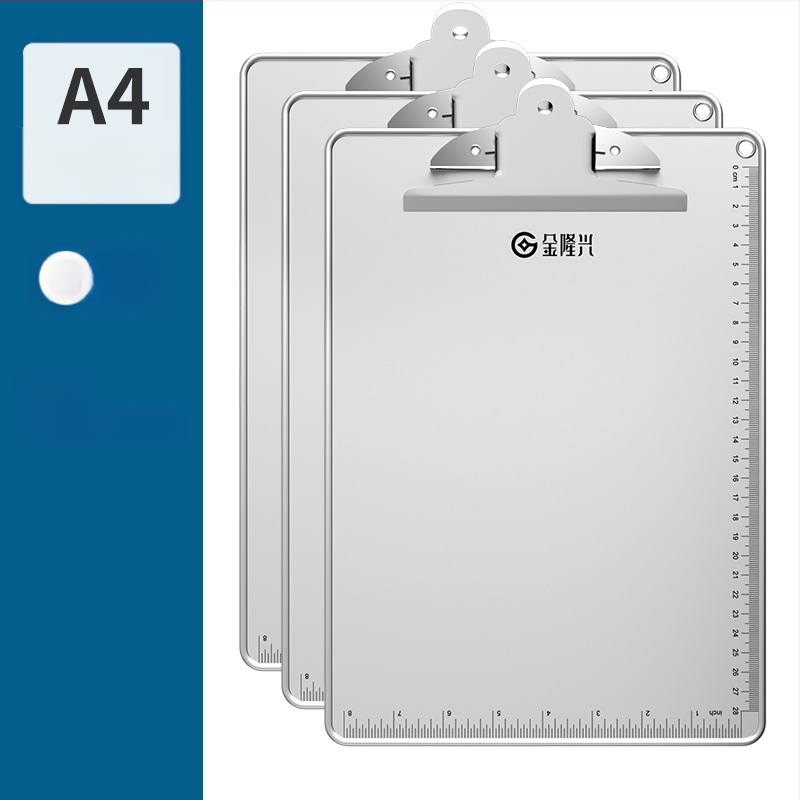 Klipbord s jedným klipom, model 7051C1085-15, materiál akryl