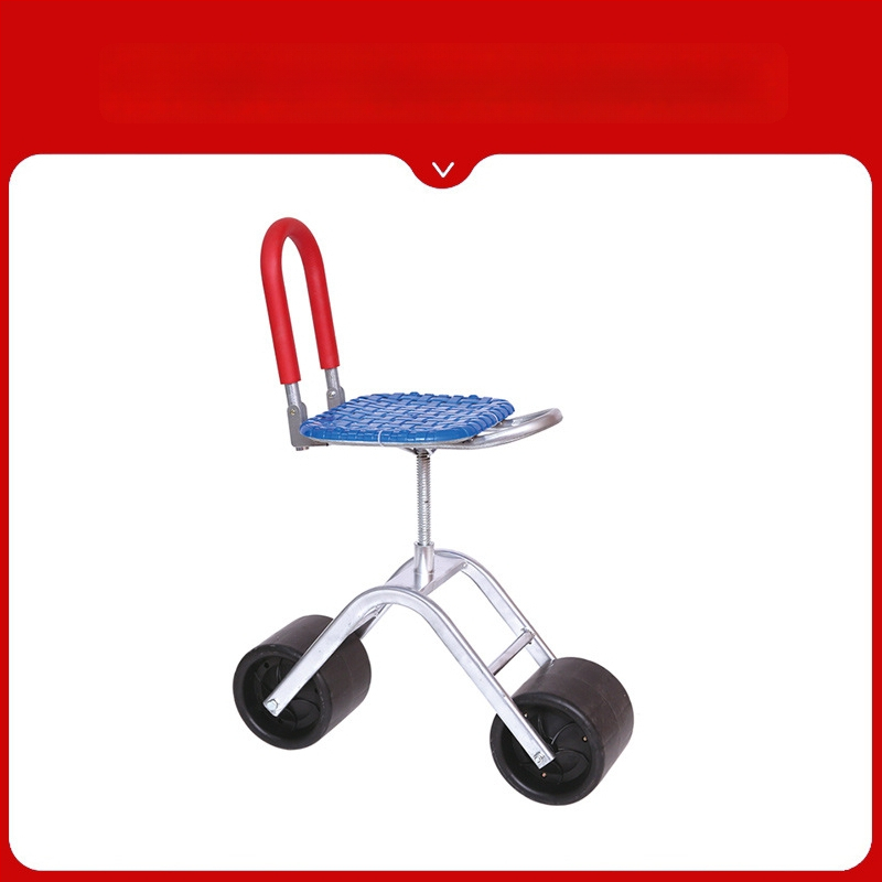 Kovová poľná stolička na zber — skladacia, zvýšený model (Základný / Klasický)