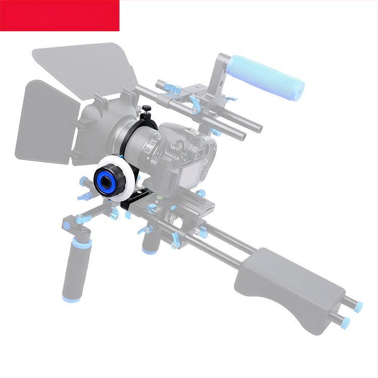 Follow Focus įrenginys - YELANGU Wolf King F0, aliuminio lydinys; suderinamas su objektyvais iki 85 mm; maksimali apkrova 2-5 kg; svoris 0,2 kg