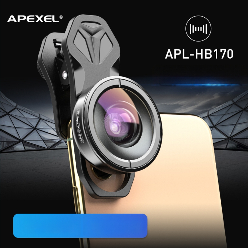 APEXEL 100 mm mobilný makro objektív na fotografovanie šperkov, vonkajší širokouhlý objektív, univerzálna kompatibilita so smartfónmi, model CM-HB100CPL