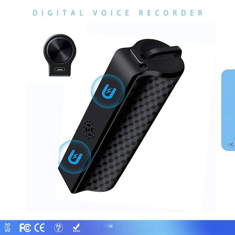 AI magnetické záznamové pero s kontinuálnym nahrávaním, vhodné na vyučovanie a obchodné stretnutia, inteligentná hlasová kontrola (500 hodín nahrávania • WAV • TYPE-C • dvojitý mikrofón • 10 m)