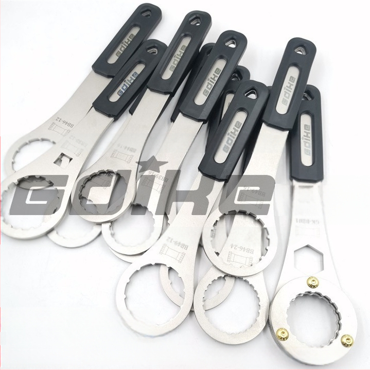 Kľúč pre BB386 závitový spodný uhol, kompatibilný s FSA Mega EVO T47 BB30 Token Locking, nerezová oceľ, značka GDIKE, prispôsobenie: áno