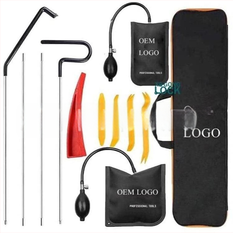 XG sada na opravu dverí auta s push-pull hákom a airbagom, nastaviteľný nástroj na montáž dverí a okien, viacúčelový hák-nástroj - XG