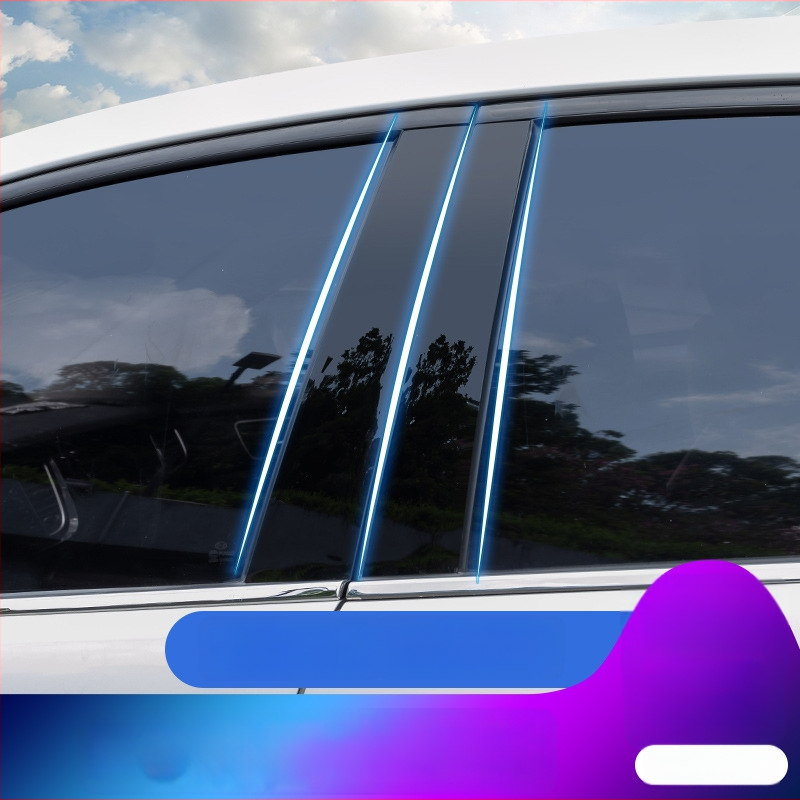 Pás okna automobilu s PC zrkadlovým stredovým stĺpikom – Oakford, PC plast, bez prispôsobenia