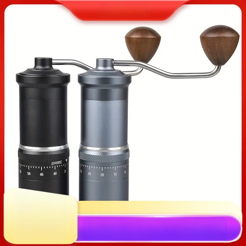 Ručný mlynček na kávu pre zrná, moderný jednoduchý dizajn, tlač loga k dispozícii, licencované súkromné značky