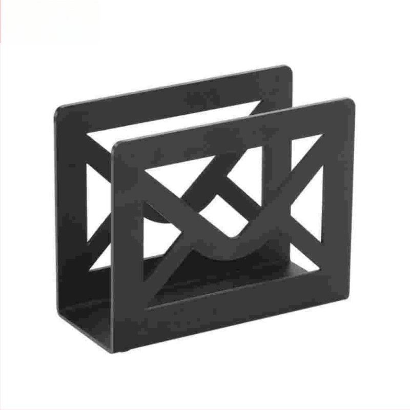 Kovový organizér pošty, stolný organizér na listy, železný, značka YX