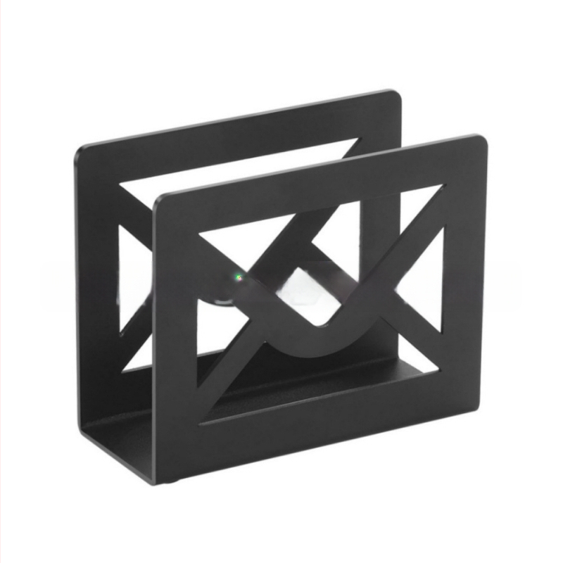 Kovový organizér pošty, stolný organizér na listy, železný, značka YX