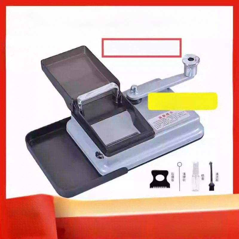 Ručná dvojkanálová mašinka na cigarety, nerezová oceľ, model 5.56.58.0