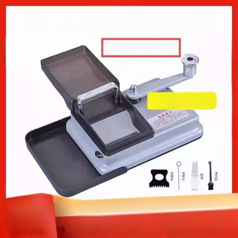 Ručná dvojkanálová mašinka na cigarety, nerezová oceľ, model 5.56.58.0