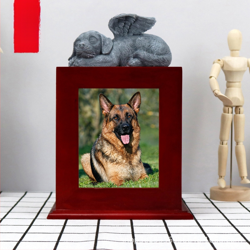 Urna pre popol domácich zvierat | Materiál: Density board | Značka: NEWDREAM | Natieraná | Kód produktu: Brown dog bone ssh box