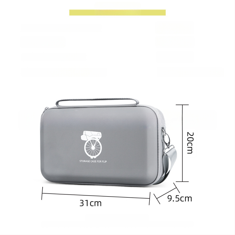 Sklopný obal na ochranu dronu pre DJI Flip s priehradkou na obrazovku a diaľkové ovládanie, EVA materiál, crossbody popruh