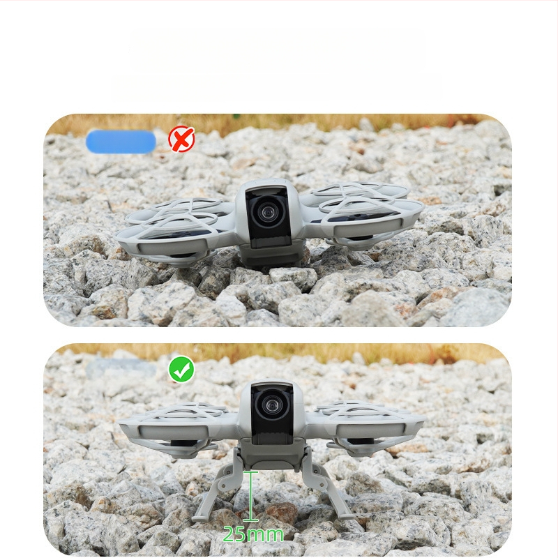 DJI NEO nusileidimo įranga – pakeliamos, sulankstomos, apsaugos funkcijos