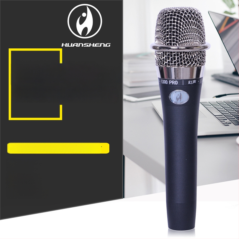 Magic Sound E-300pro ručný mikrofón na karaoke, živé vysielanie a hranie hier; kardioidný vzor snímania; rozsah 40 Hz–20 kHz; SNR ≥75 dB; bezdrôtové pripojenie