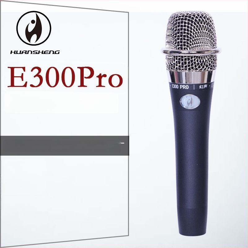 Magic Sound E-300pro ručný mikrofón na karaoke, živé vysielanie a hranie hier; kardioidný vzor snímania; rozsah 40 Hz–20 kHz; SNR ≥75 dB; bezdrôtové pripojenie