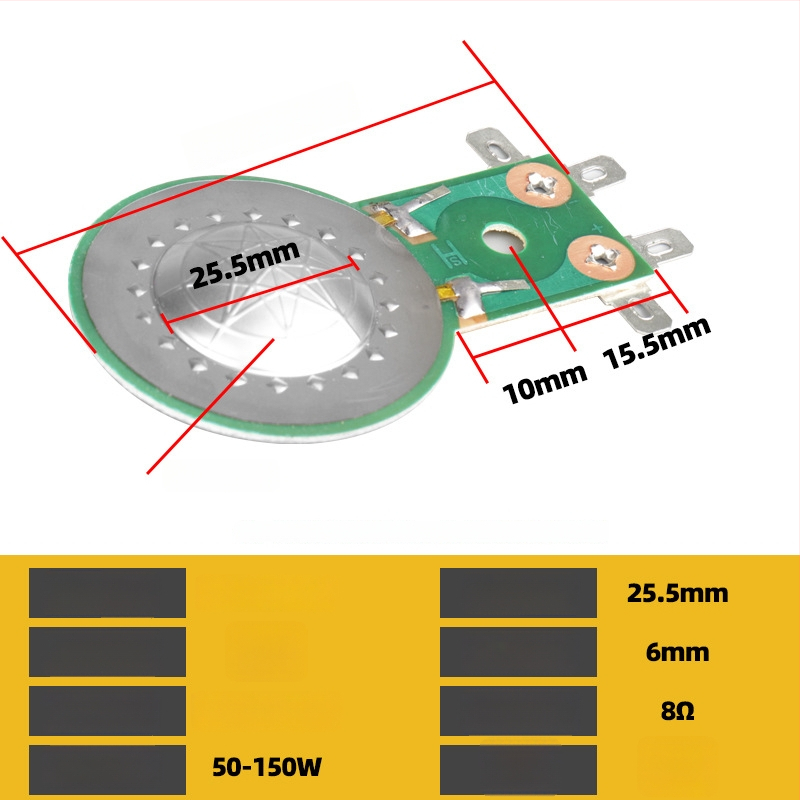 Cievka výškového reproduktora pre vonkajší roh, ultra vysokofrekvenčná cievka s titanovým filmom a živicovou vrstvou, určená pre veľké zvukové zariadenia