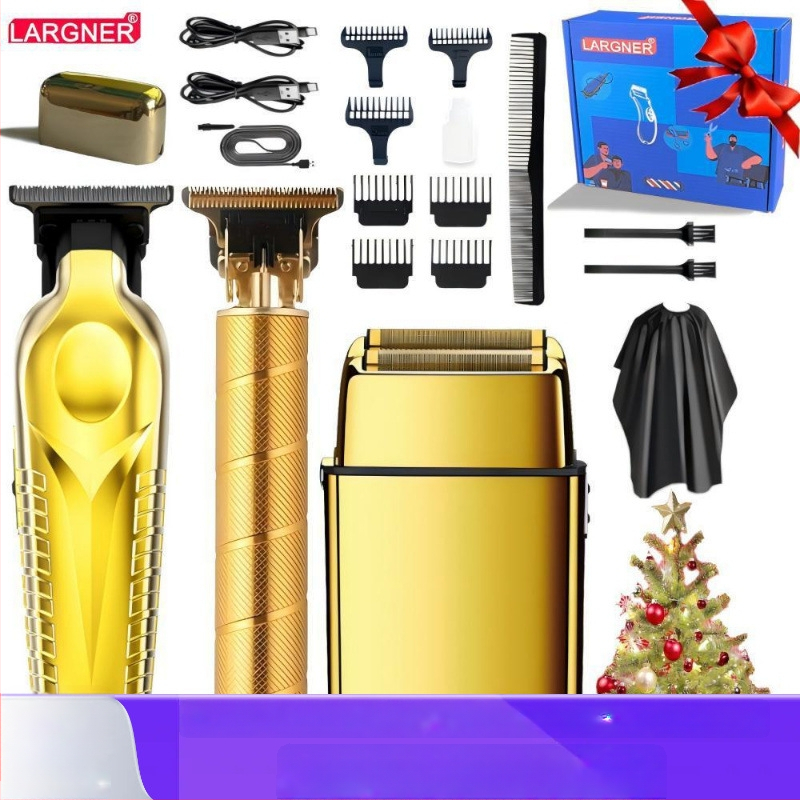 Pánska holička na vlasy — USB nabíjateľná, kefový motor, čepeľ z nehrdzavejúcej ocele, vstavaná batéria 800–1000 mAh, prevádzka 1–3 h