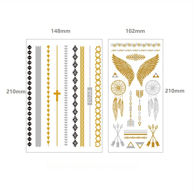 Set tetovania transfer - tlač vodného transferu - prispôsobiteľný - poloautomatická výroba - logo tlačené