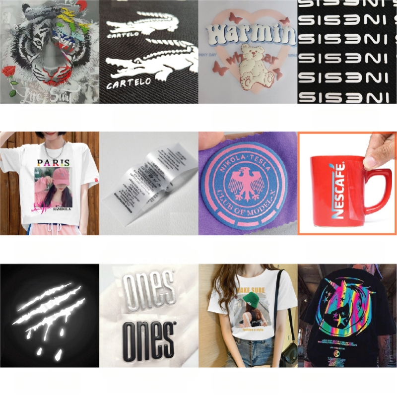 Transferný nášivka na teplo – priama postreková metóda, rhinestone transfer, Hongcai Heat Transfer, 251028I, vhodné na oblečenie, tašky a domáce textílie