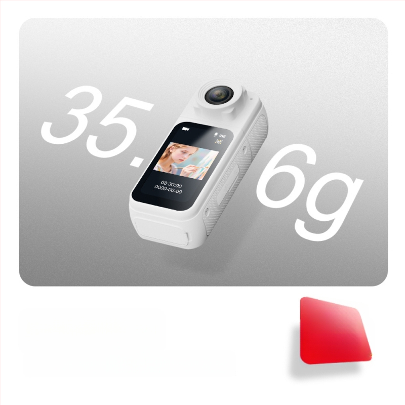 S83 sporta kamera uz pirksta, 1080P HD, pārnēsājama velosipēdu kamera, 1.47 colu LCD, TF atmiņas karte, ABS korpuss, 350mAh akumulators