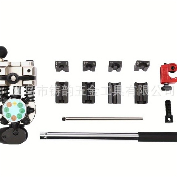 Nástroj na vyrezávanie a rozširovanie brzdových potrubí, 45° rozšírenie, vhodný pre jednovrstvé a dvojvrstvové potrubie, z ocele, pre opravy áut