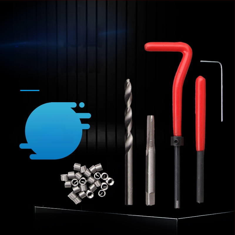 131-dielna sada nástrojov na opravu závitov z rýchloreznej ocele, kombinovaný set