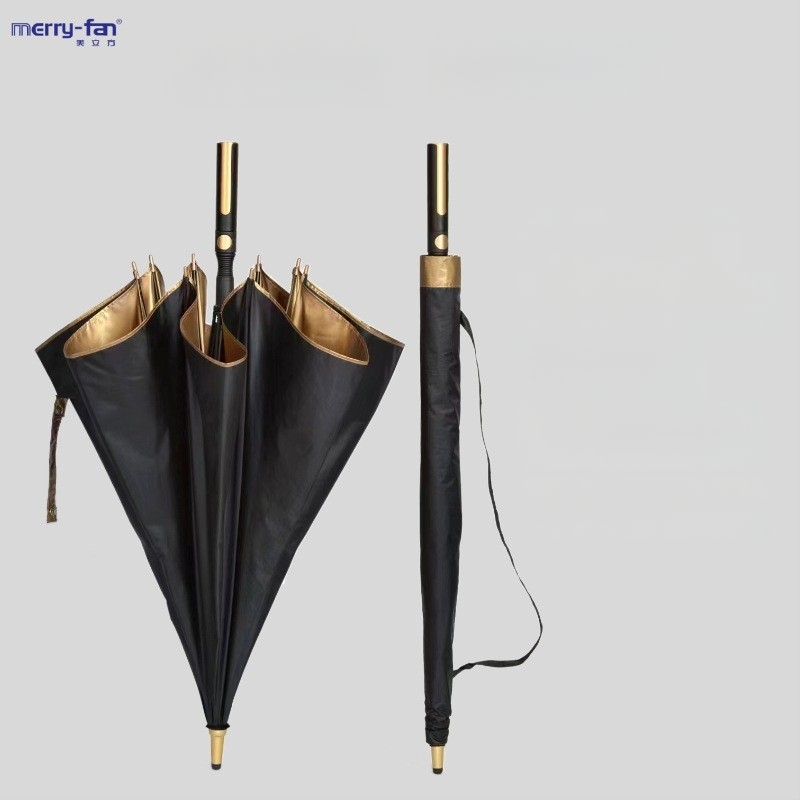 Golfový dážďnik s kompletným vláknovým rámom, 8 lúčov, dlhá rukoväť, automatické otvorenie, potlač loga a prispôsobenie