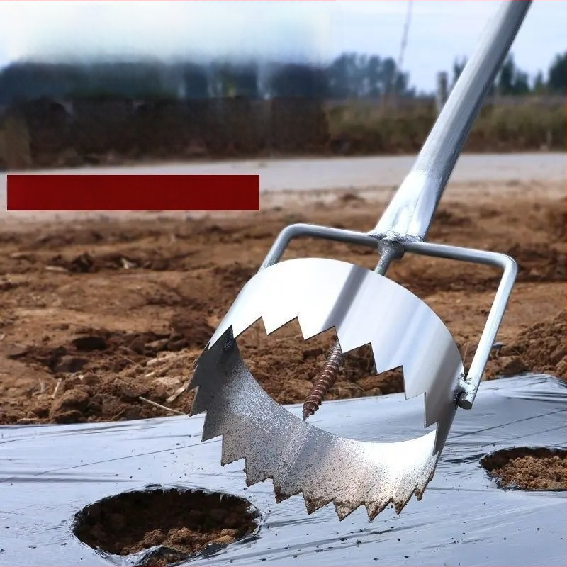 Otvorovač otvorov vo fólii na pôdu – Sakura Fuji poľnohospodársky nástroj na výsadbu