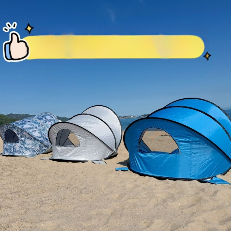 Pliažo piramidės palapinė su saulės skydeliu, vėjo atspari, vieno sluoksnio, išorinis tafta audinys, montavimas būtinas