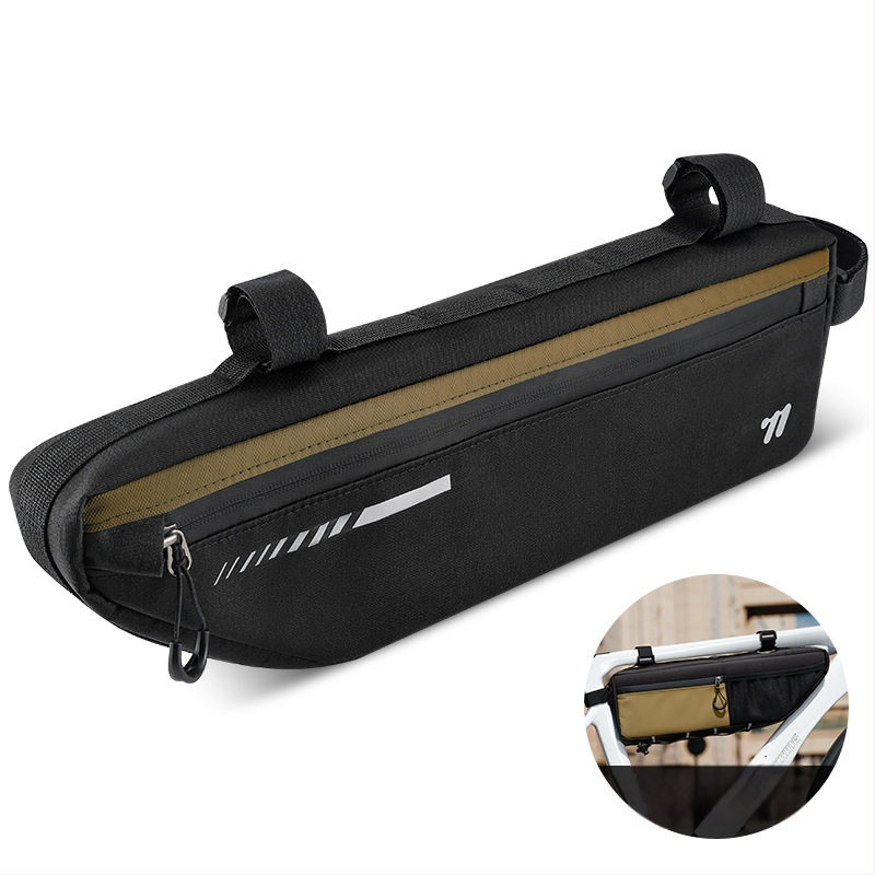 Taška na rámu bicykla – Oxford 900D, vysoká elasticita, objem 2,6 l, model YP0707415, vnútorné podšitie, WEST BIKING/West Rider