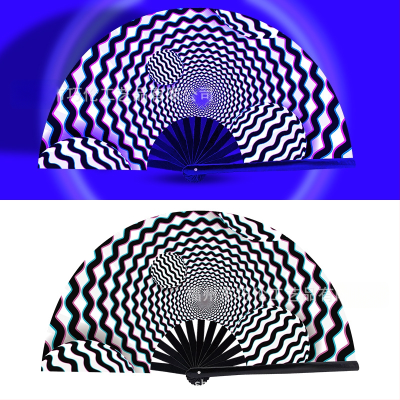 Sklopný bambusový fanúšik, čínskeho štýlu, 13 kostier, na zábavu