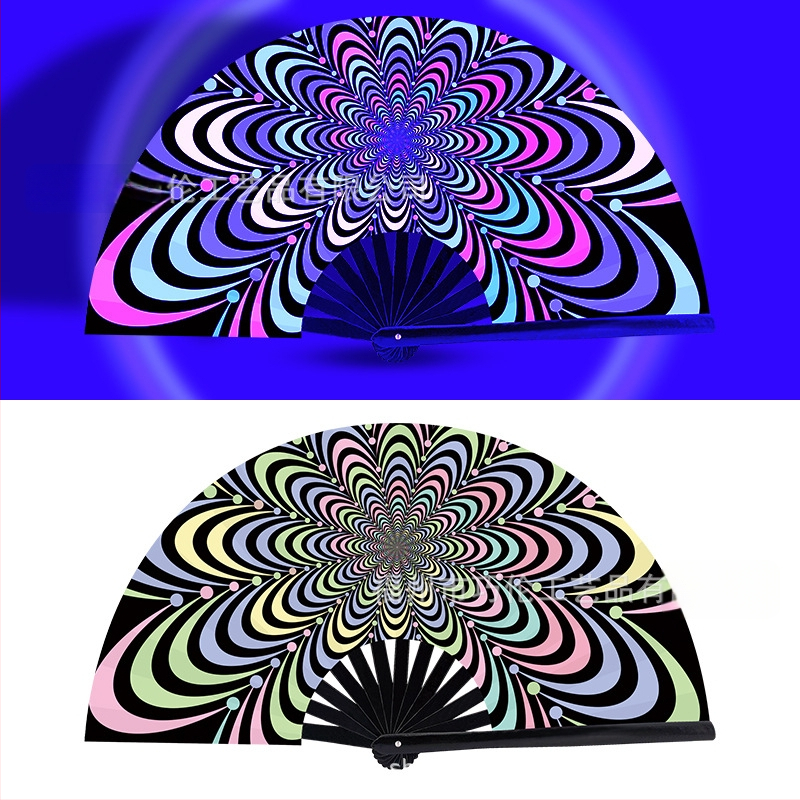 Sklopný bambusový fanúšik, čínskeho štýlu, 13 kostier, na zábavu